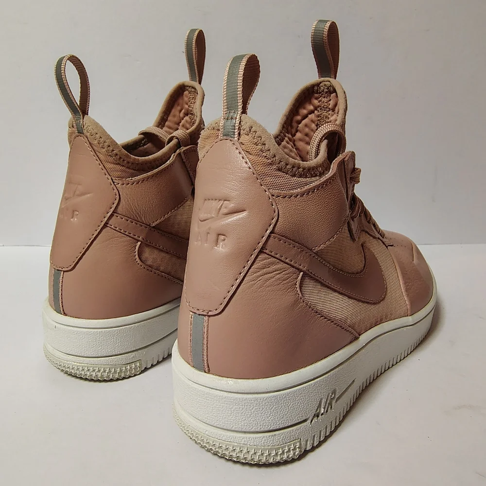 Nike Women's Air Force 1 Ultraforce Mid Lace-Up Sneakers Pink Size 10